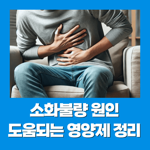 소화불량 원인과 도움되는 영양제 정리