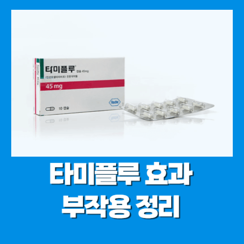 타미플루 효과 부작용 정리