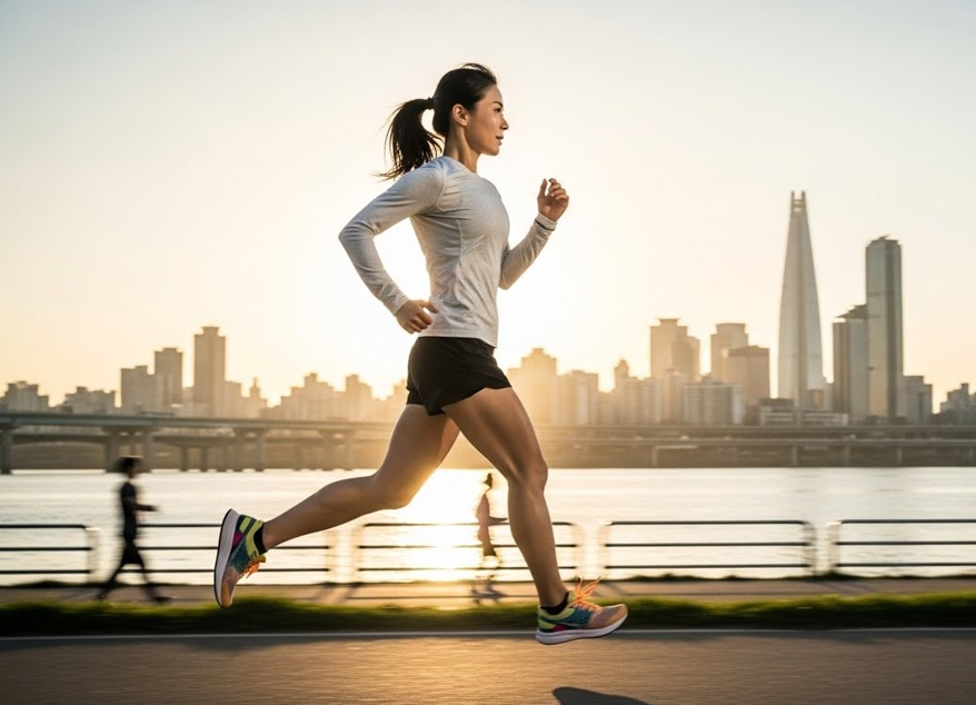 달리기 효과 8가지와 중년 운동의 중요성