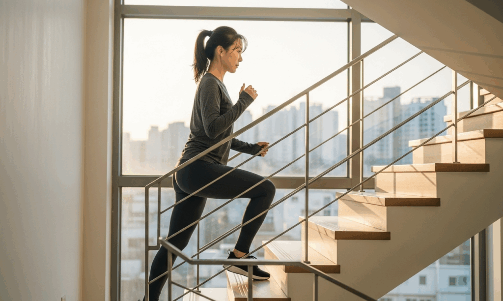 계단 오르기가 50대 이상 건강을 지키는 7가지 이유